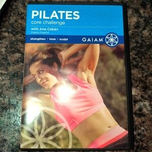 Pink Fitted Crop Pilates Workout DVD